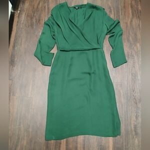 Raoul Emerald Long Sleeve Dress